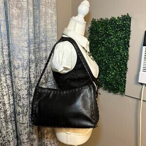 BCBG leather shoulder bag